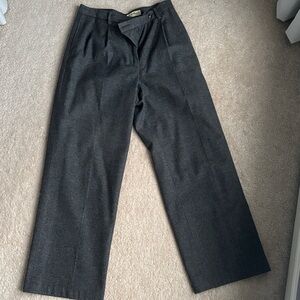 Eddie Bauer Dark Gray Wide Leg Pants
